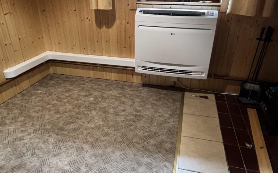 Vytápění klimatizací na chatě